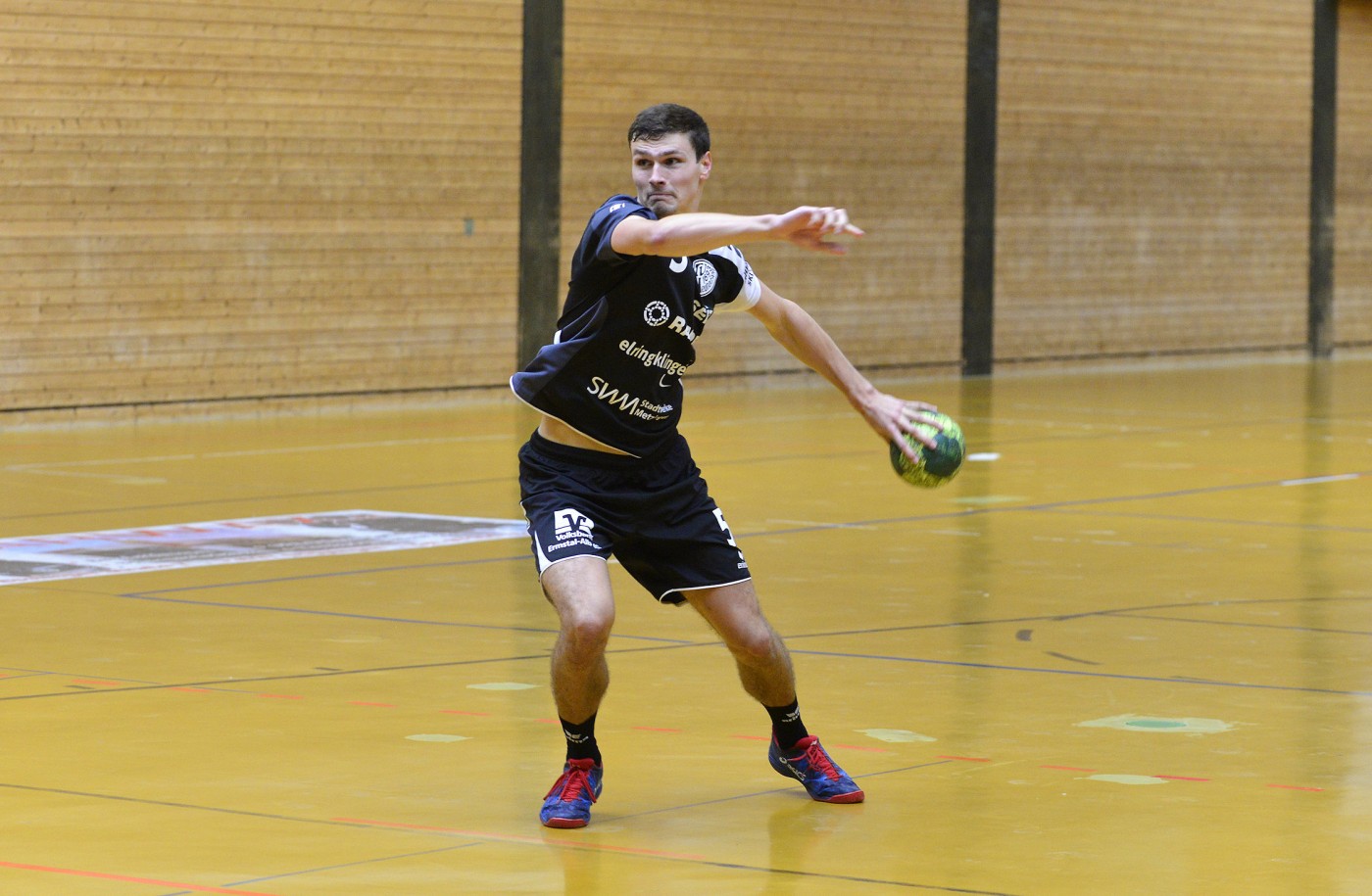 Christoph Klusch beim Siebenmeter