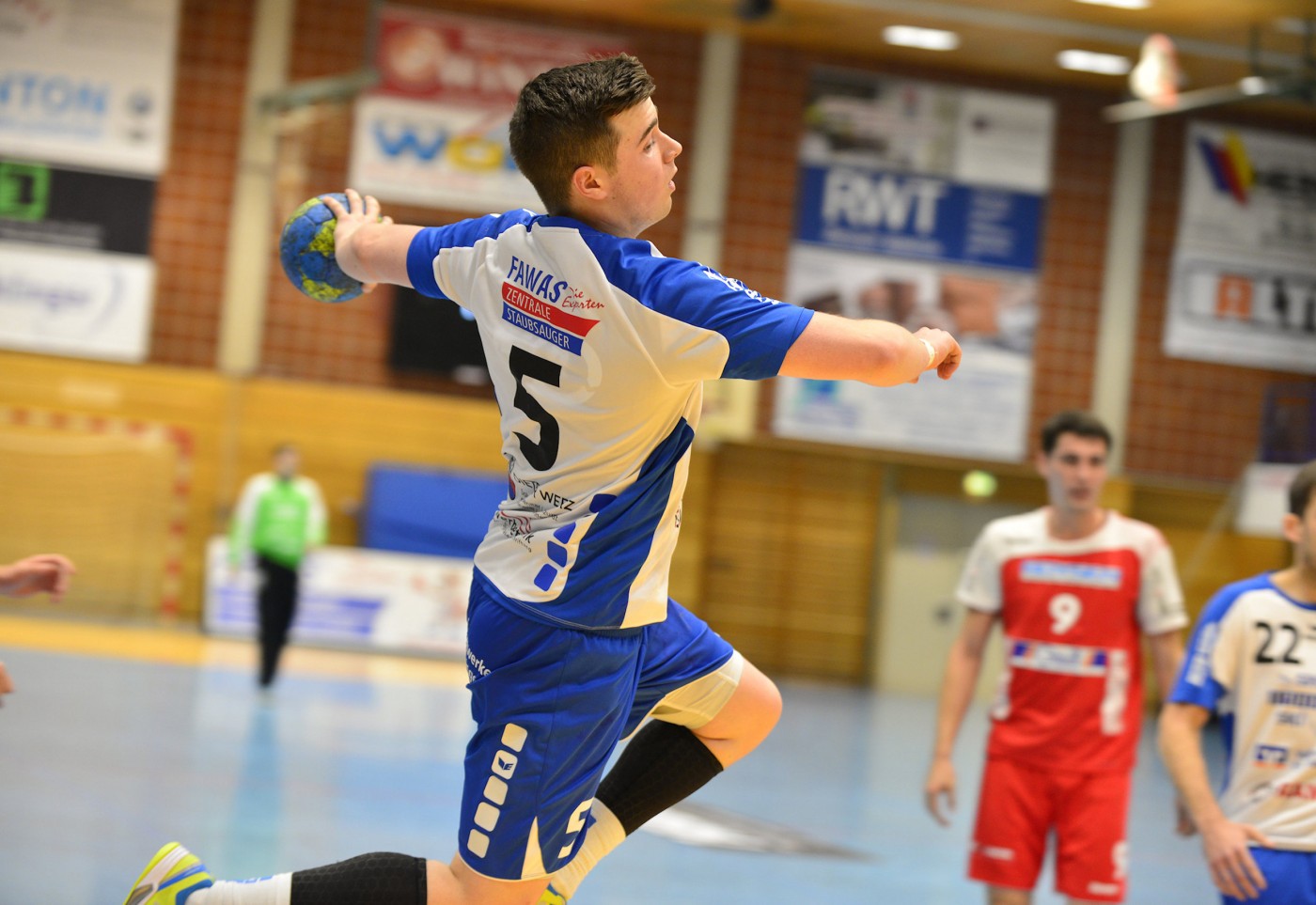 Mike Pracht auf dem Sprung.